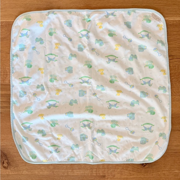 TBBC Beaufort Bonnet Baby Buggy Blanket in “Something for Baby Blue” - Picture 2 of 6